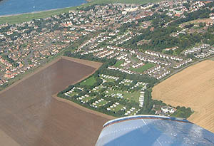Aerial view of west North Berwick